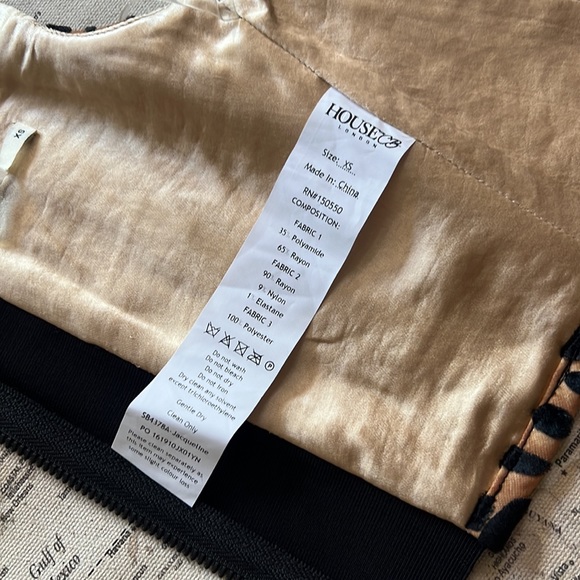 House Of CB ‘Jacqueline’ Leopard Print Devore Corset NWOT - Picture 14 of 16